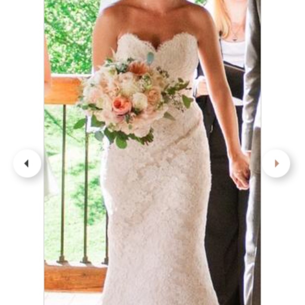 Alvina Valenta 9102 stunning lace wedding dress